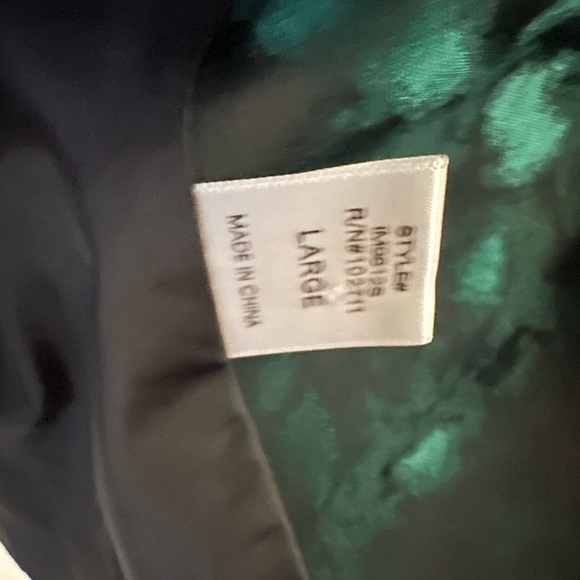 Gibson, open front green and black blazer - large - Vintage - Picture 3 of 4